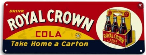 Cola tin sign 11x4 inch - rc,